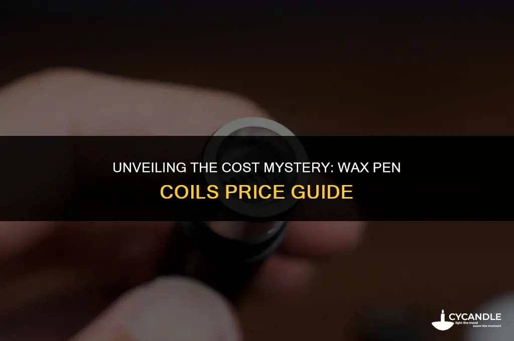how much are wax pen coils