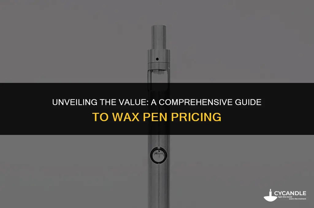 how much are wax pens worth