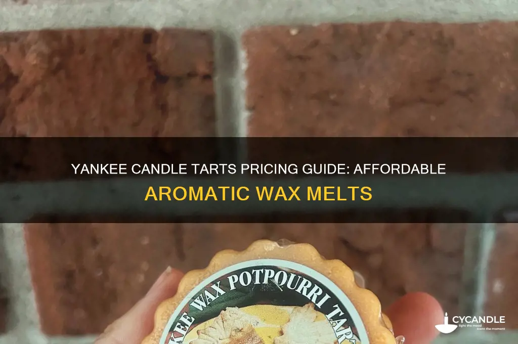 how much are yankee candle tarts