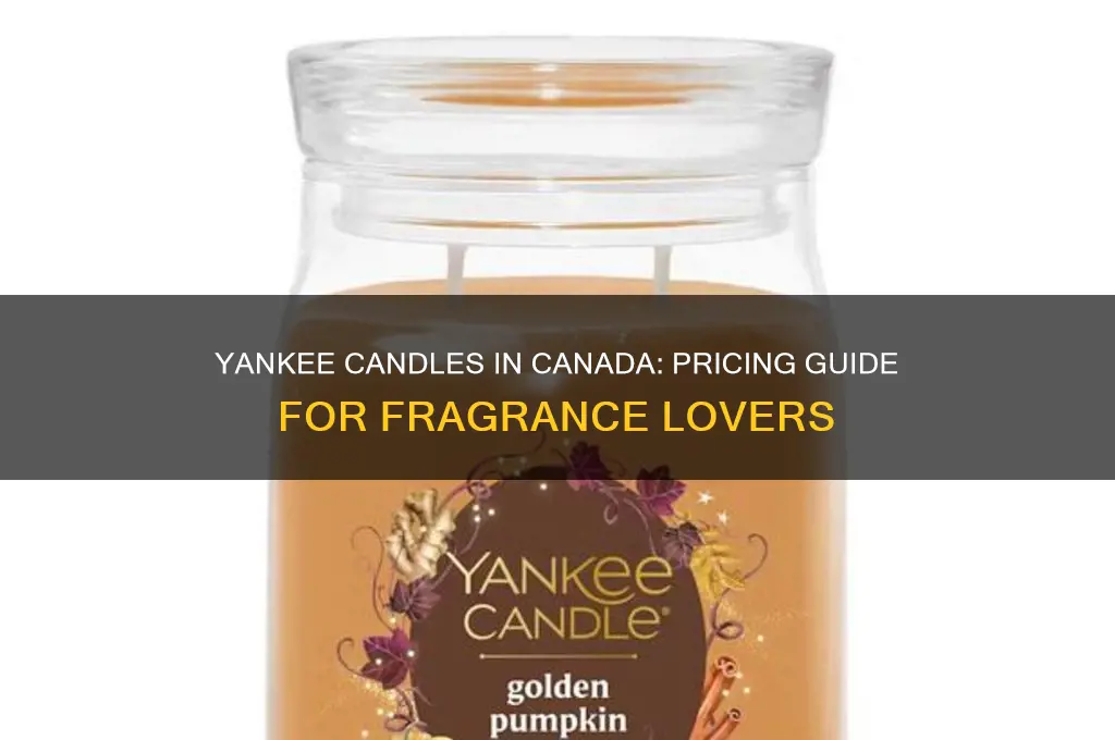 how much are yankee candles in canada