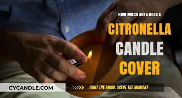 Citronella Candle Coverage: How Much Area Can It Protect?