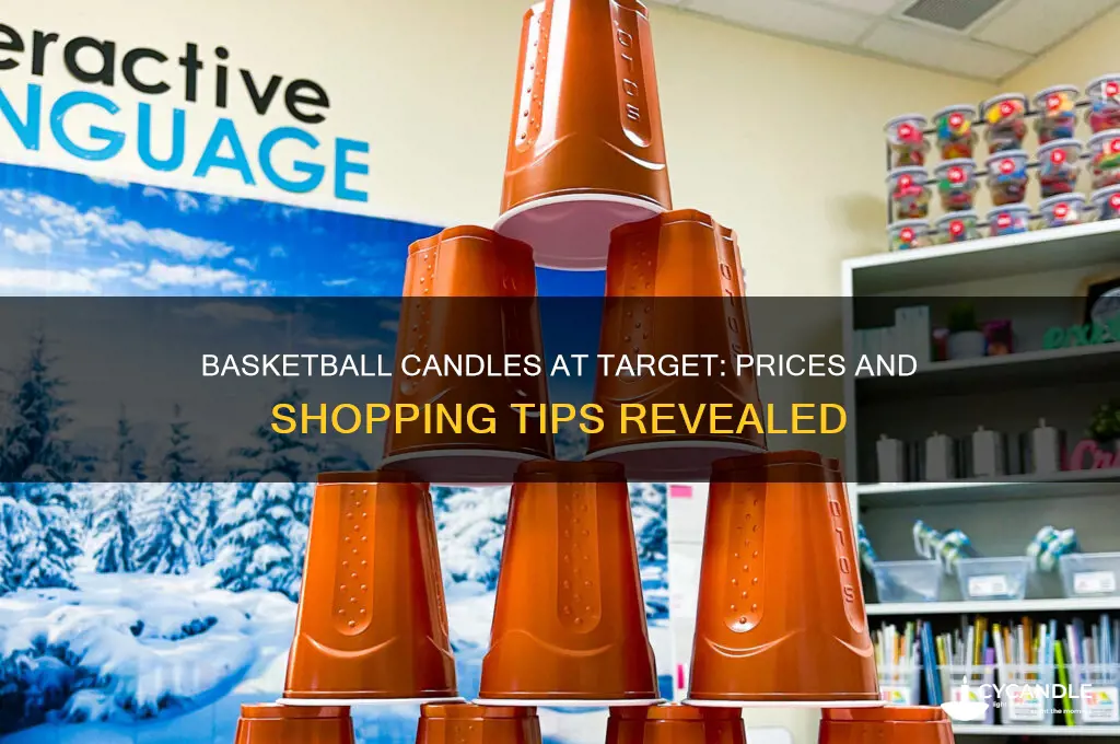how much basketball candles cost at target