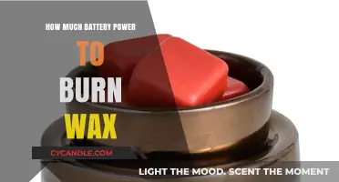 Efficient Wax Melting: Optimal Battery Power for Wax Burners