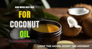 Balancing Sustainability: The Ideal Beeswax-to-Coconut Oil Ratio for Eco-Friendly Candle Making
