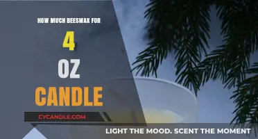 Perfect Beeswax Ratio: Crafting a 4 oz Candle with Precision