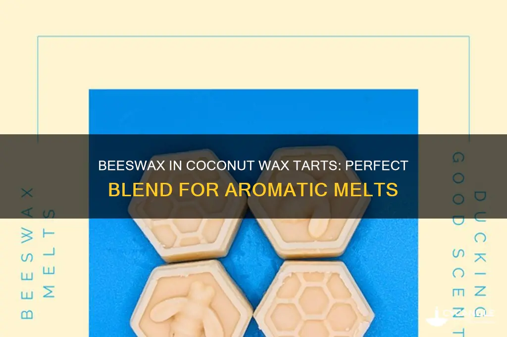 how much beeswax in coconut wax tarts