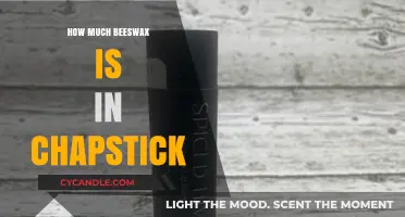 Unveiling the Beeswax Content in Your Favorite Chapstick