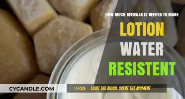 Beeswax for Water-Resistant Lotion: Finding the Perfect Ratio