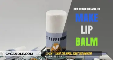 Perfect Beeswax Ratio for Homemade Lip Balm: A Simple Guide