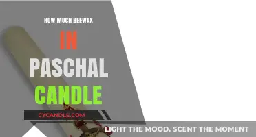 Paschal Candle Crafting: The Role and Amount of Beeswax Used