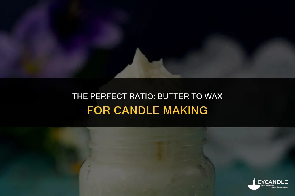 how much butter per gram of wax