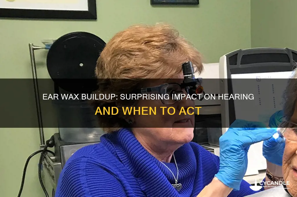 how much can ear wax affect hearing