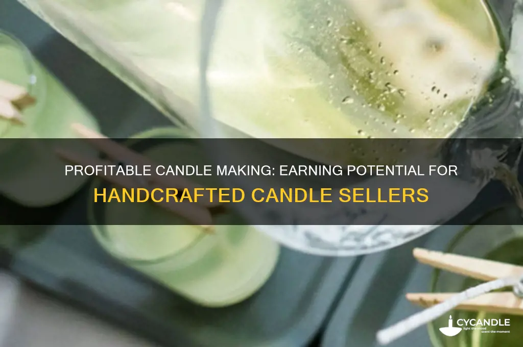 how much can i make by making and selling candles