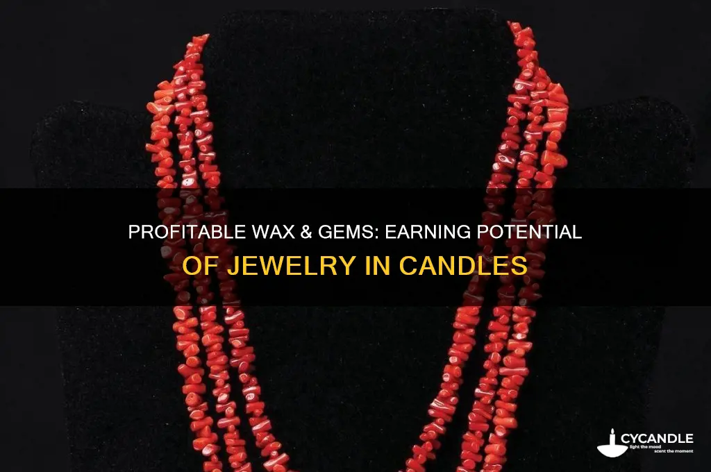 how much can you make selling jewelry in candles