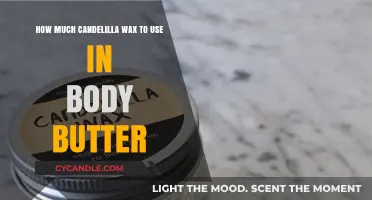 Crafting the Perfect Body Butter: A Guide to Candelilla Wax Usage