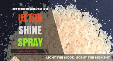 Unlocking the Secret Shine: Carnauba Wax Content in Ultra Shine Spray Revealed
