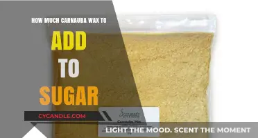 Sweet Shine: The Perfect Ratio of Carnauba Wax to Sugar