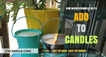 Perfect Citronella Oil Amount for Candles: A DIY Guide