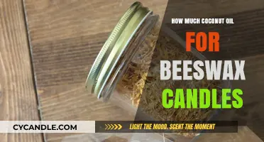 Perfect Beeswax Candles: Ideal Coconut Oil Ratio for Smooth Burning