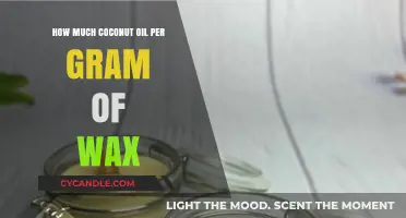 Balancing Sustainability: Optimal Coconut Oil to Wax Ratio for Eco-Friendly Candle Making