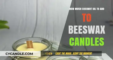 Perfect Beeswax Candles: Ideal Coconut Oil Ratio for Smooth Burning