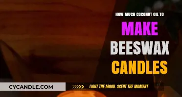 Perfect Beeswax Candles: Coconut Oil Ratio Guide for DIY Crafters