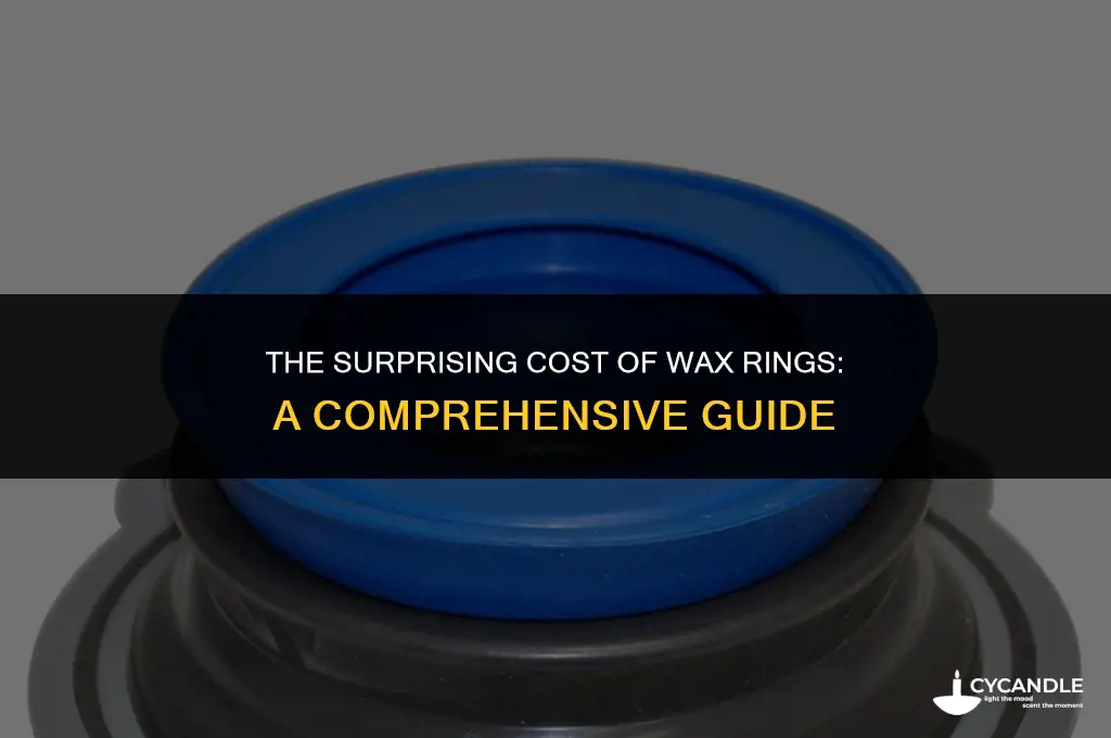 how much cost for wax ring