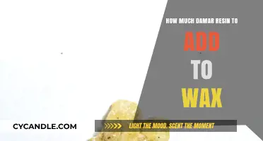 Optimizing Your Candle Making: The Perfect Ratio of Damar Resin to Wax