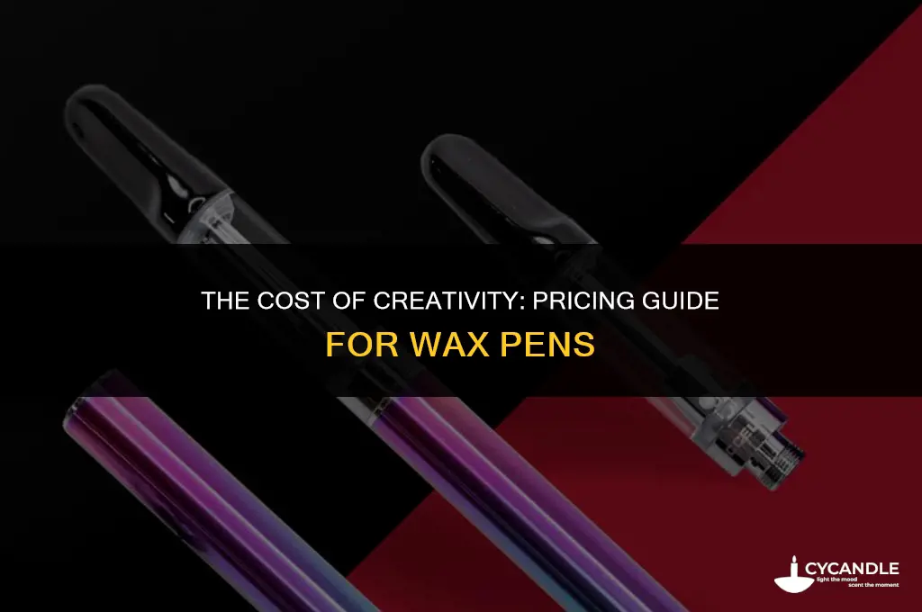 how much dies a wax pen csot