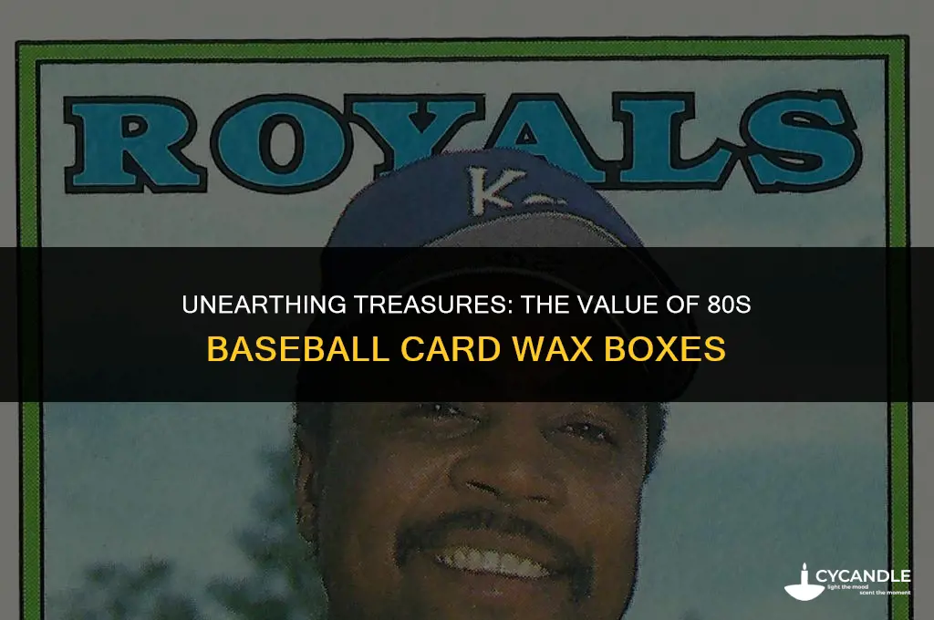 how much do 80s baseball card wax boxes
