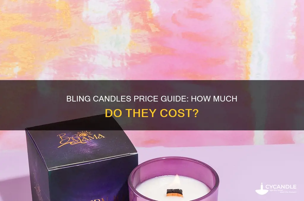 how much do bling candles cost