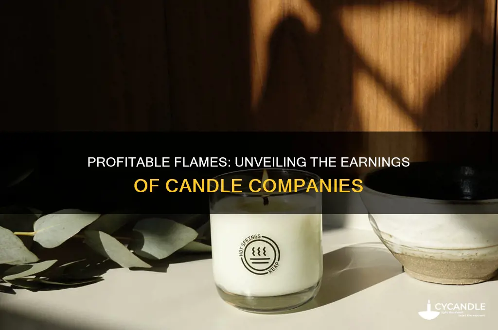how much do candle companies make