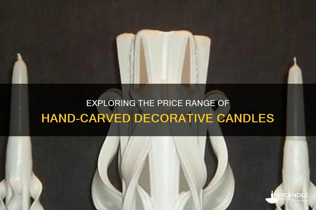 how much do carved candles cost