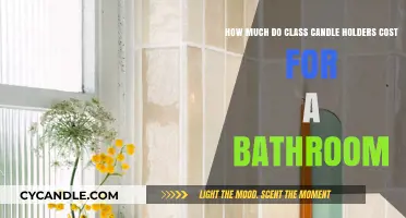 Bathroom Class Candle Holders: Pricing Guide for Elegant Ambiance
