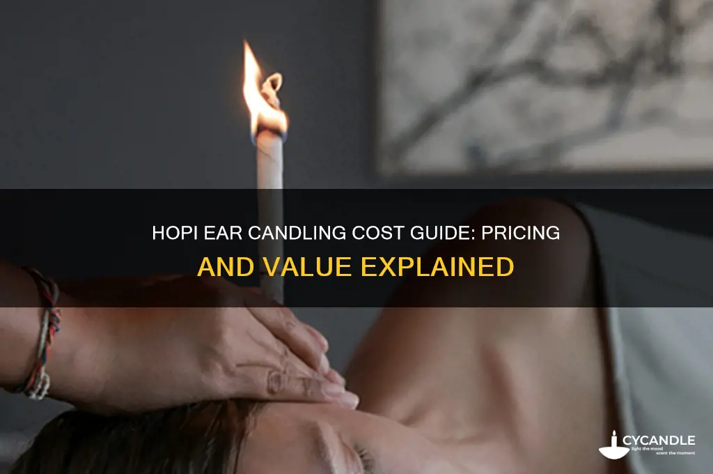 how much do hopi ear candling cost