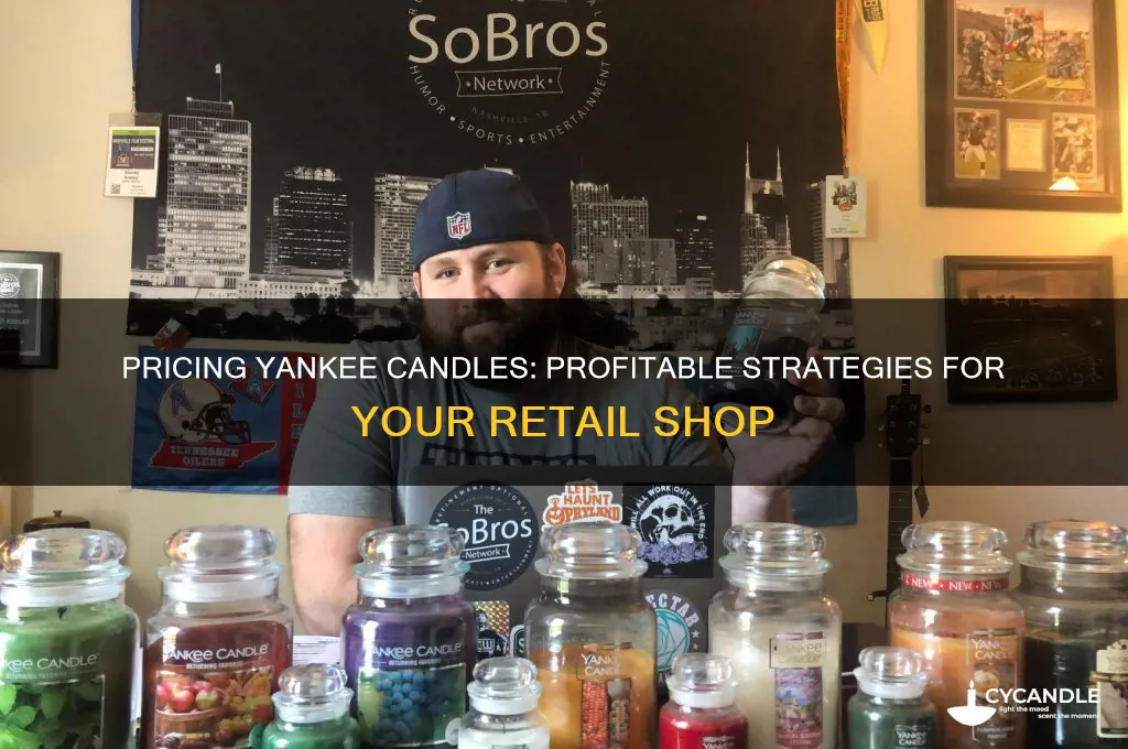 how much do i sell yankee candles in my shop