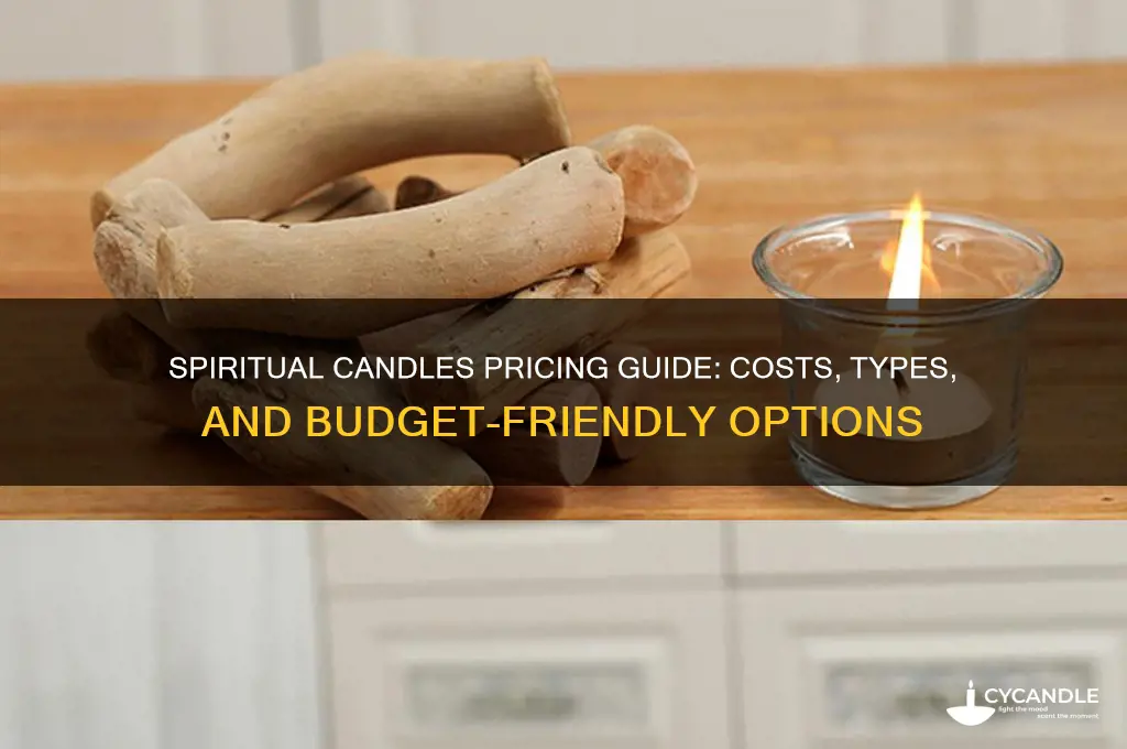 how much do spiritual candles cost