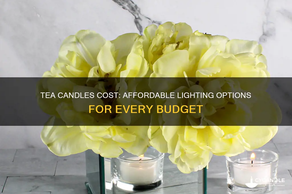 how much do tea candles cost