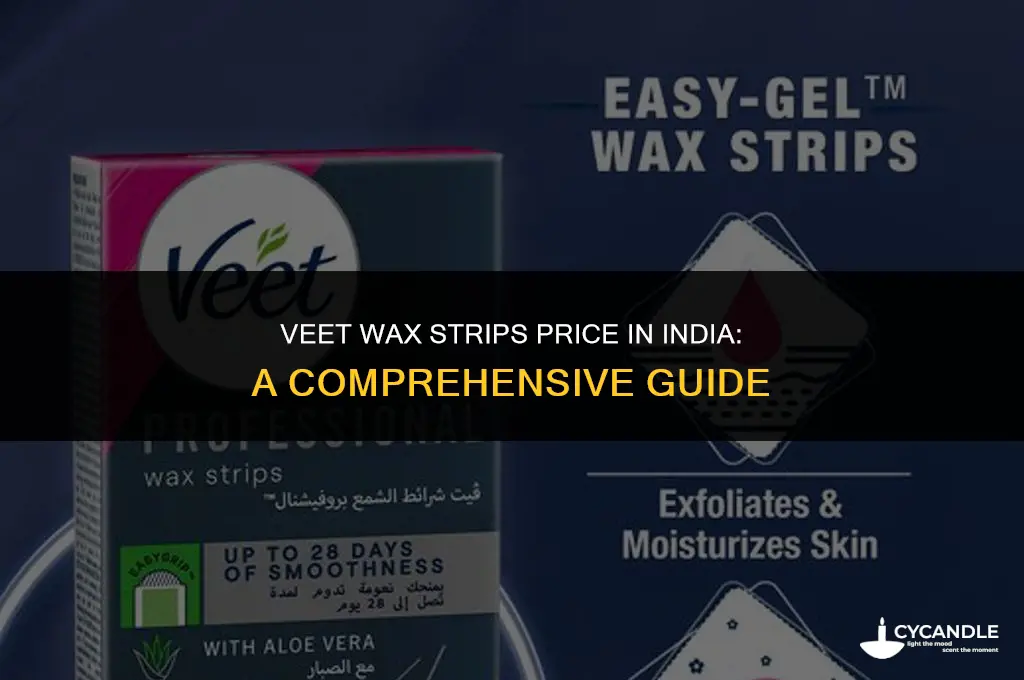 how much do veet wax strips cost in india