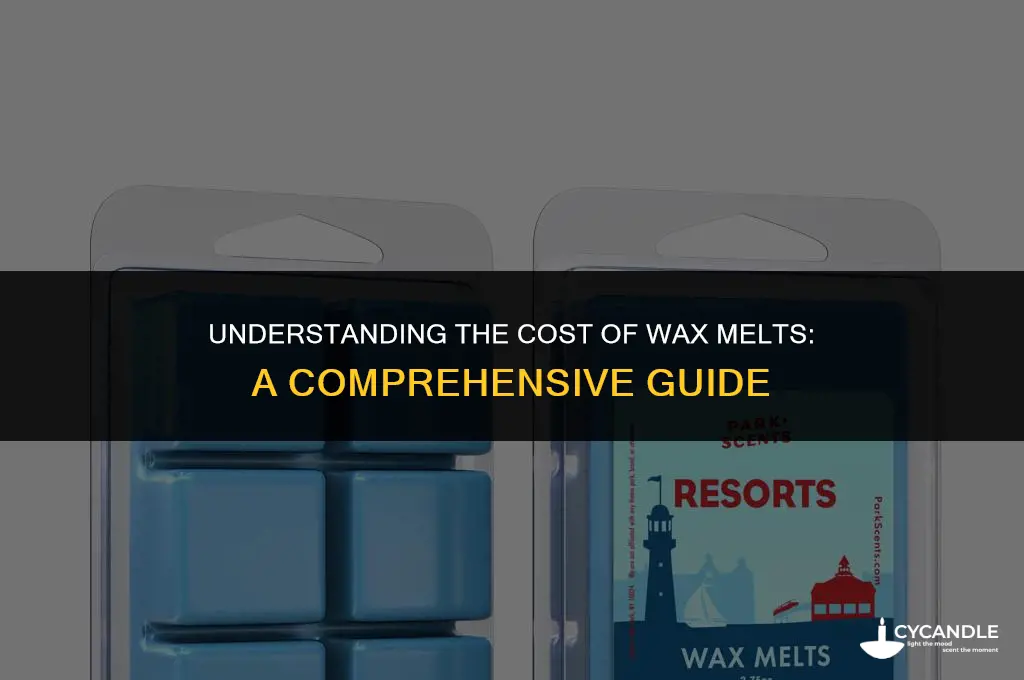 how much do wax melts cost