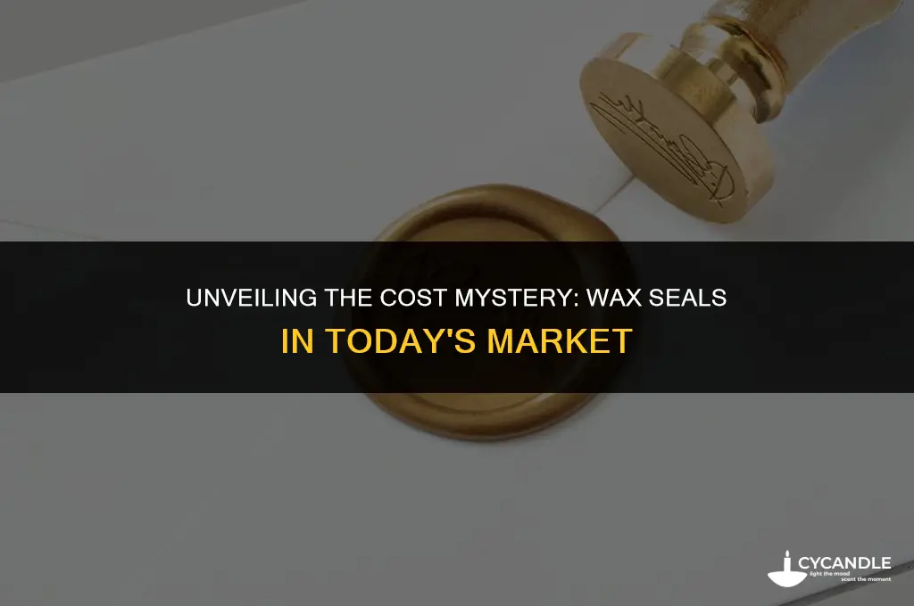 how much do wax seals cost