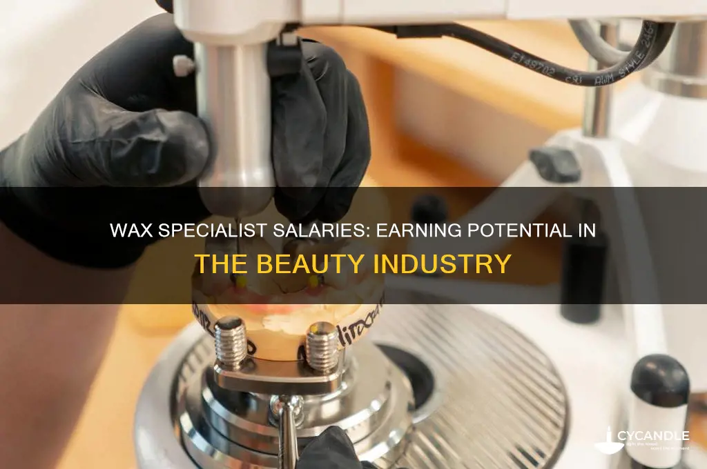 how much do wax specialists make