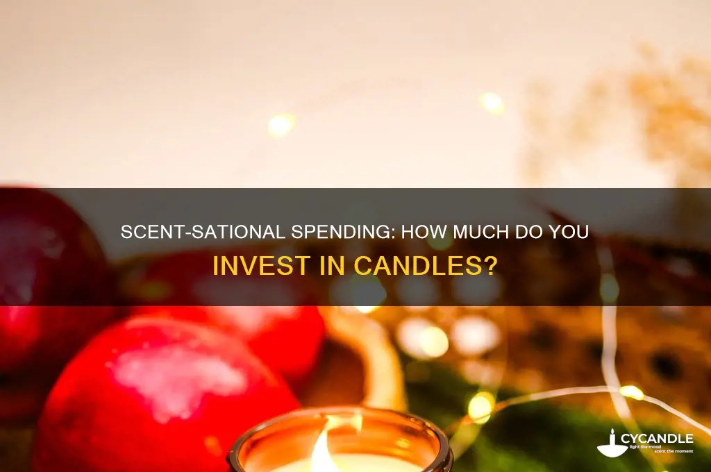 how much do you spend on candles