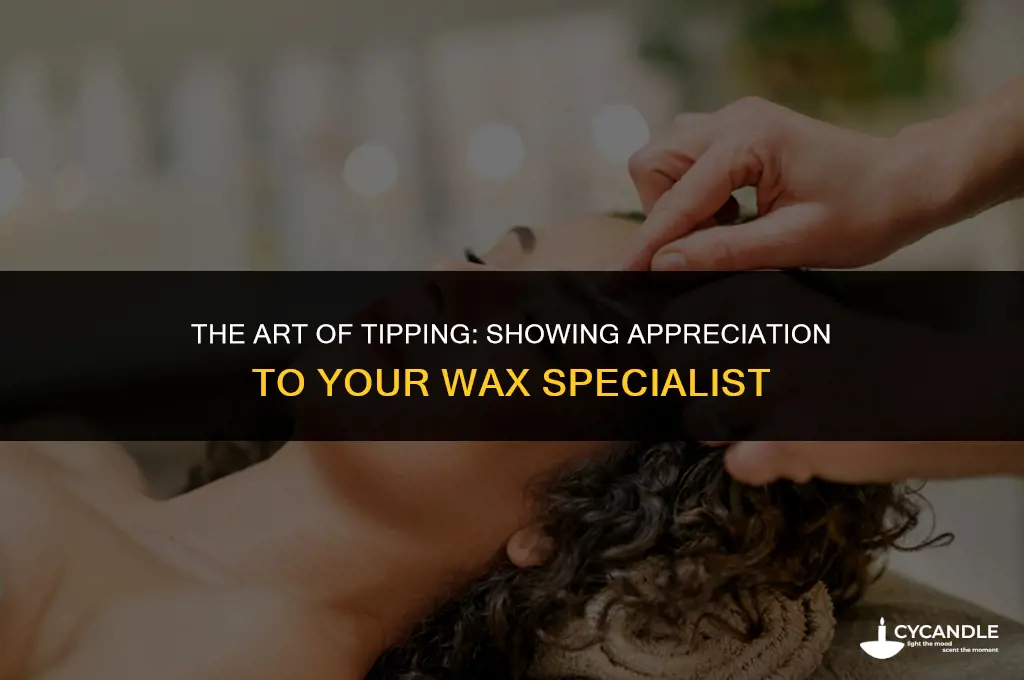 how much do you tip your wax lady