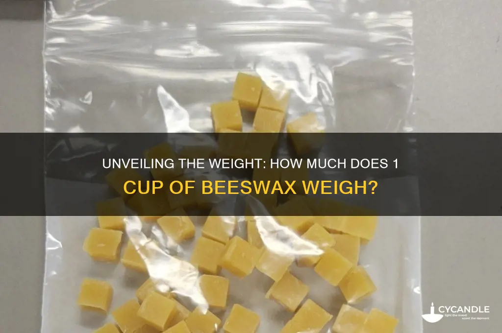 how much does 1 cup of beeswax weigh