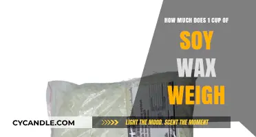 Soy Wax Weights: Unveiling the Mystery of One Cup's Mass