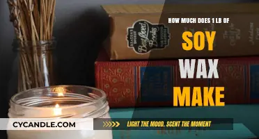 Soy Wax Crafting Guide: Yield of 1 Pound in Candle Making