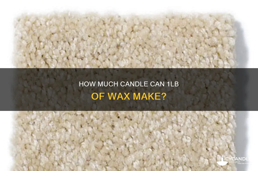 how much does 1lb of wax make