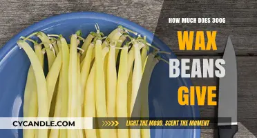 Yield of Wax Beans: How Much Does 300g Give?