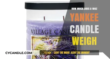 Understanding the Weight of a 19oz Yankee Candle
